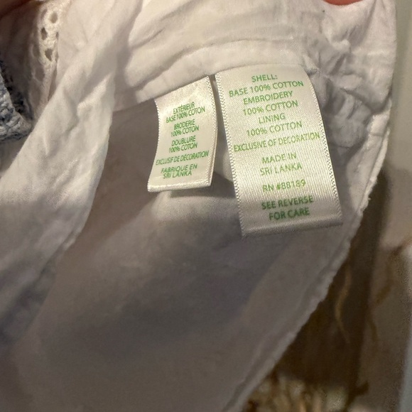 Lily Pulitzer White Eyelet Lace Women's Top - Picture 4 of 5